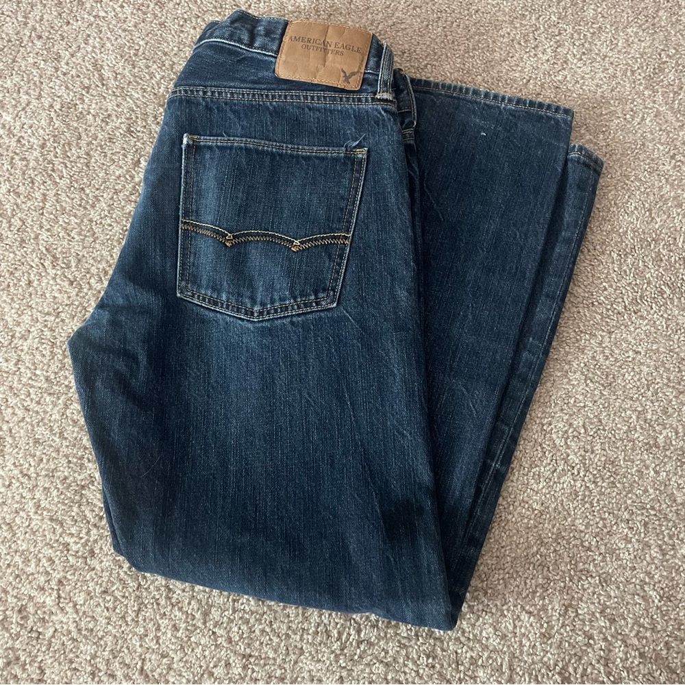 American Eagle Outfitters Men’s Blue Straight Jeans